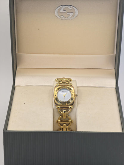Gucci 6400L Gold Tone Quartz Watch Women Vintage Boxed Swiss Made | - 58