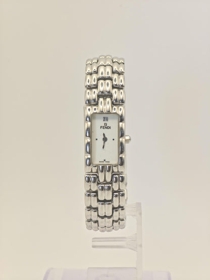 Fendi 660L Quartz Women’s Watch Stainless Steel Rectangular Case Box & Warranty | - 62