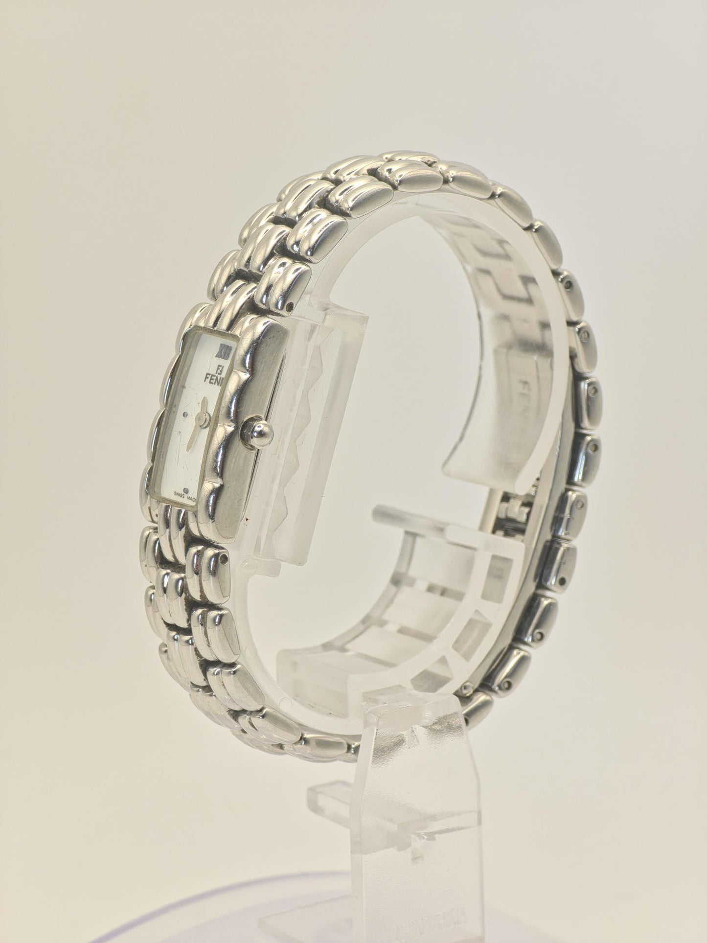 Fendi 660L Quartz Women’s Watch Stainless Steel Rectangular Case Box & Warranty | - 62
