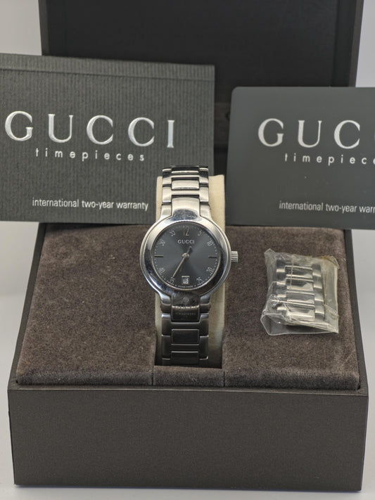 Gucci 8900L Quartz Women’s Watch Stainless Steel Date Box Warranty Extra Link | - 63