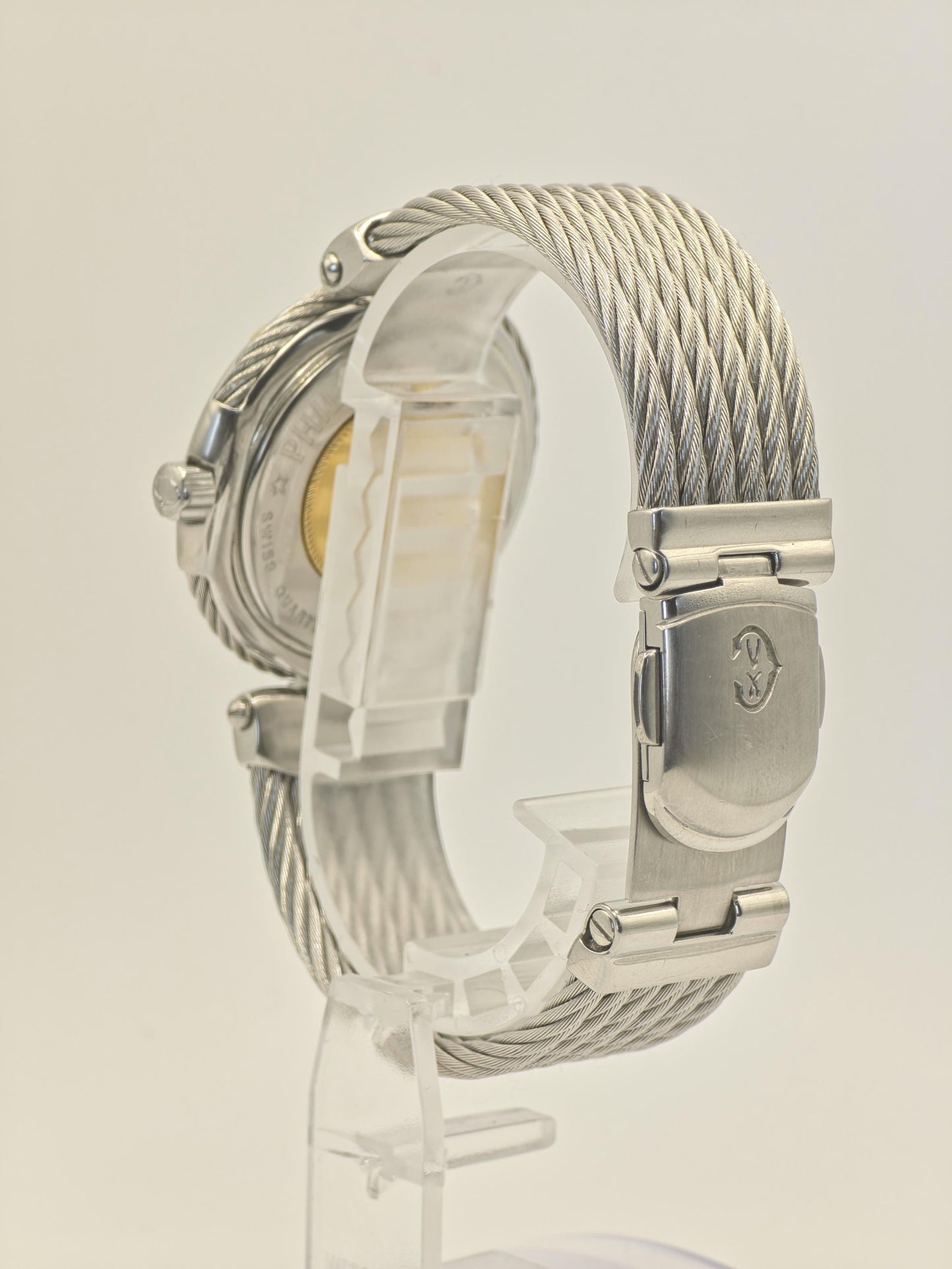 Philippe Charriol Multifunction Quartz Men’s Watch Two Tone Cable Bracelet Box | - 65