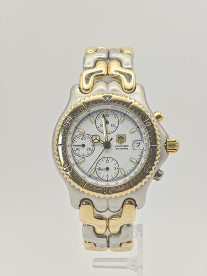 TAG Heuer CG-2120-R0 Men's Automatic Chronograph 200M Two Tone Steel Watch Swiss Made | - 70