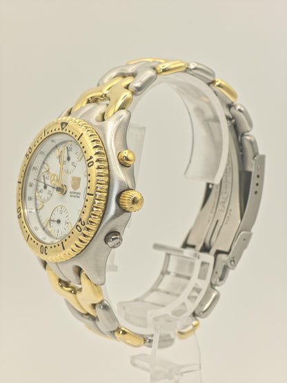 TAG Heuer CG-2120-R0 Men's Automatic Chronograph 200M Two Tone Steel Watch Swiss Made | - 70