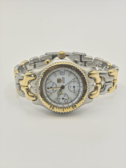 TAG Heuer CG-2120-R0 Men's Automatic Chronograph 200M Two Tone Steel Watch Swiss Made | - 70
