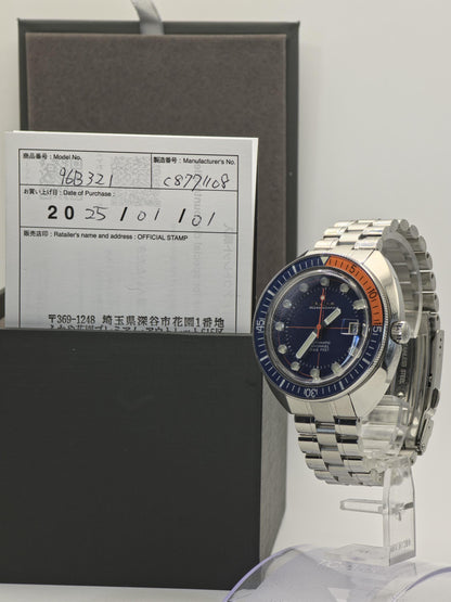 Bulova Oceanographer Automatic Snorkel 666 Feet Men's Dive Watch 96B321 Stainless Steel | - 71