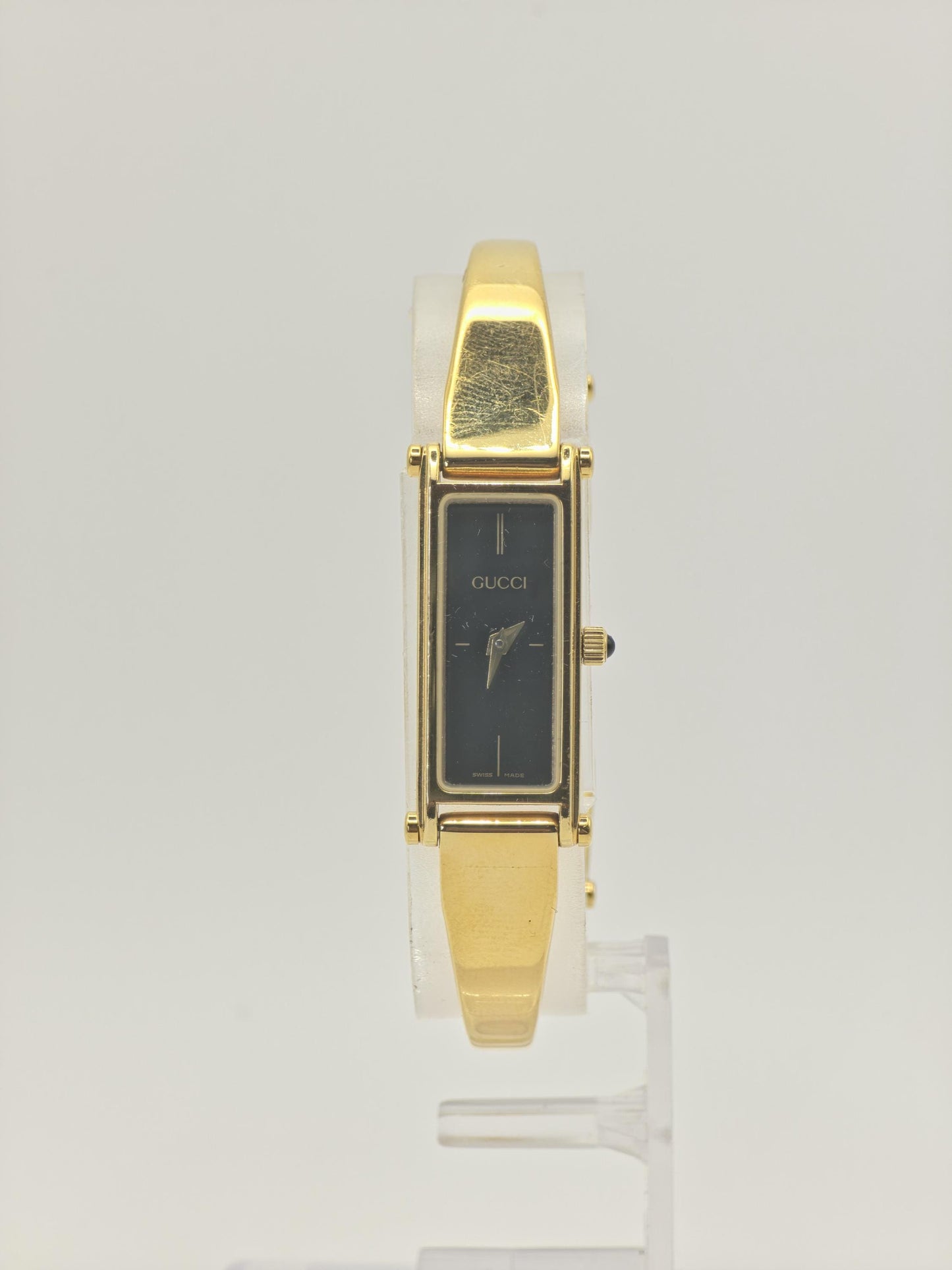 Gucci 0707/1500 15th Anniversary Gold Bangle Women's Swiss Watch Boxed | - 73