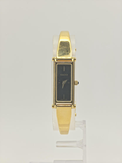 Gucci 0707/1500 15th Anniversary Gold Bangle Women's Swiss Watch Boxed | - 73