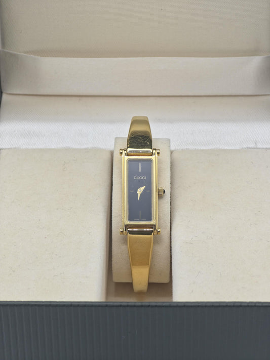 Gucci 0707/1500 15th Anniversary Gold Bangle Women's Swiss Watch Boxed | - 73
