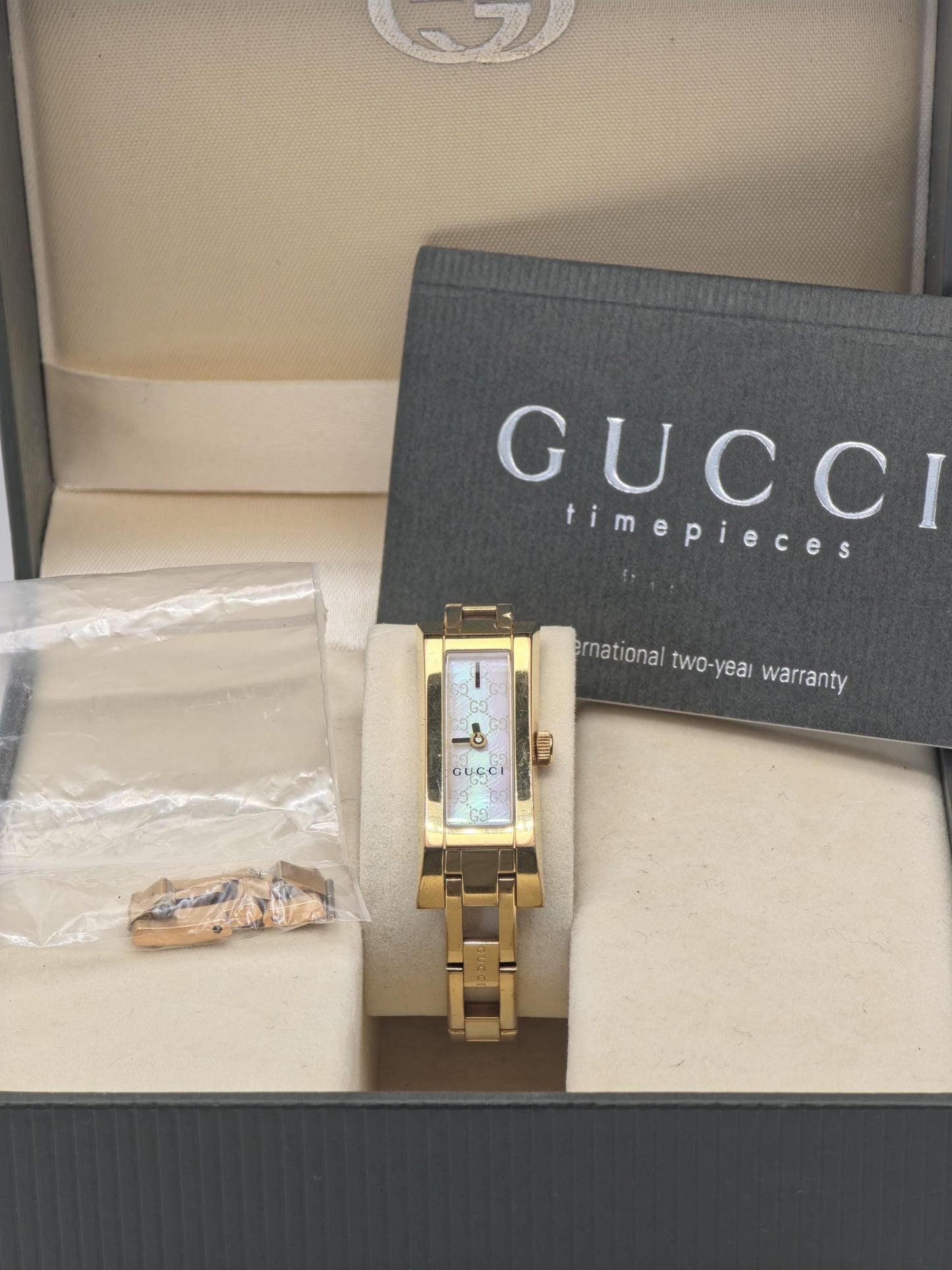 Gucci 110 Women's Gold Bracelet Swiss Quartz Watch 2 Year Warranty Boxed | - 75