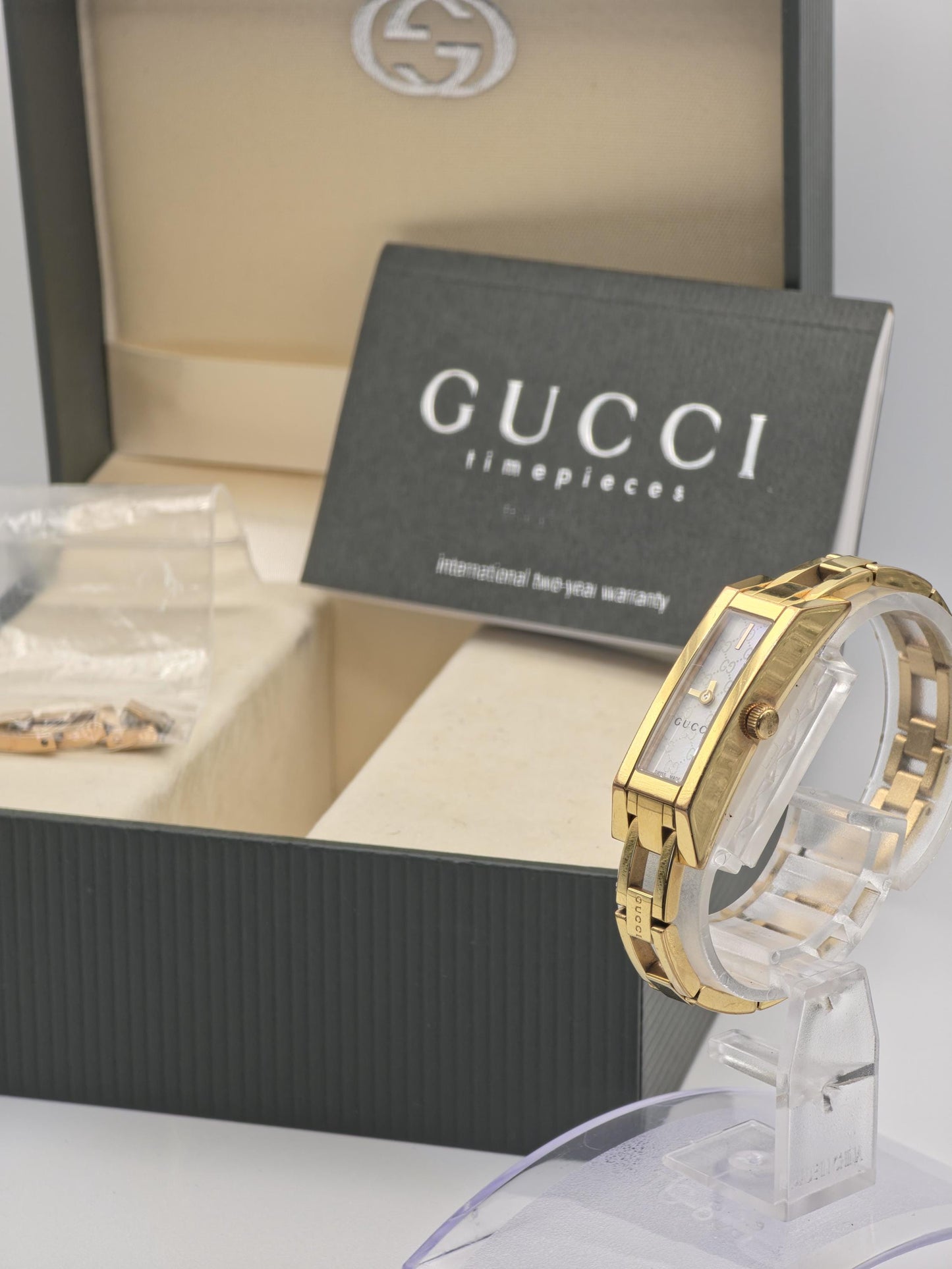 Gucci 110 Women's Gold Bracelet Swiss Quartz Watch 2 Year Warranty Boxed | - 75
