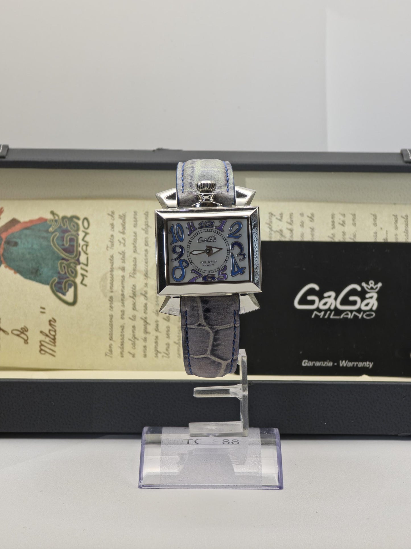 Gaga Milano Napoleone Brevettato Swiss Quartz Watch Box & Warranty Card Unisex | - 76