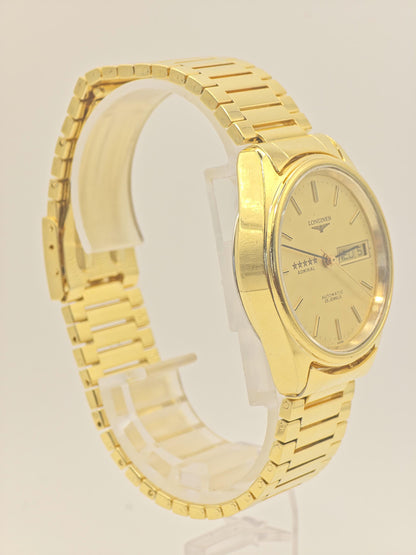 Longines Admiral Automatic 25 Jewels Gold Tone Watch Box Only Men | - 77
