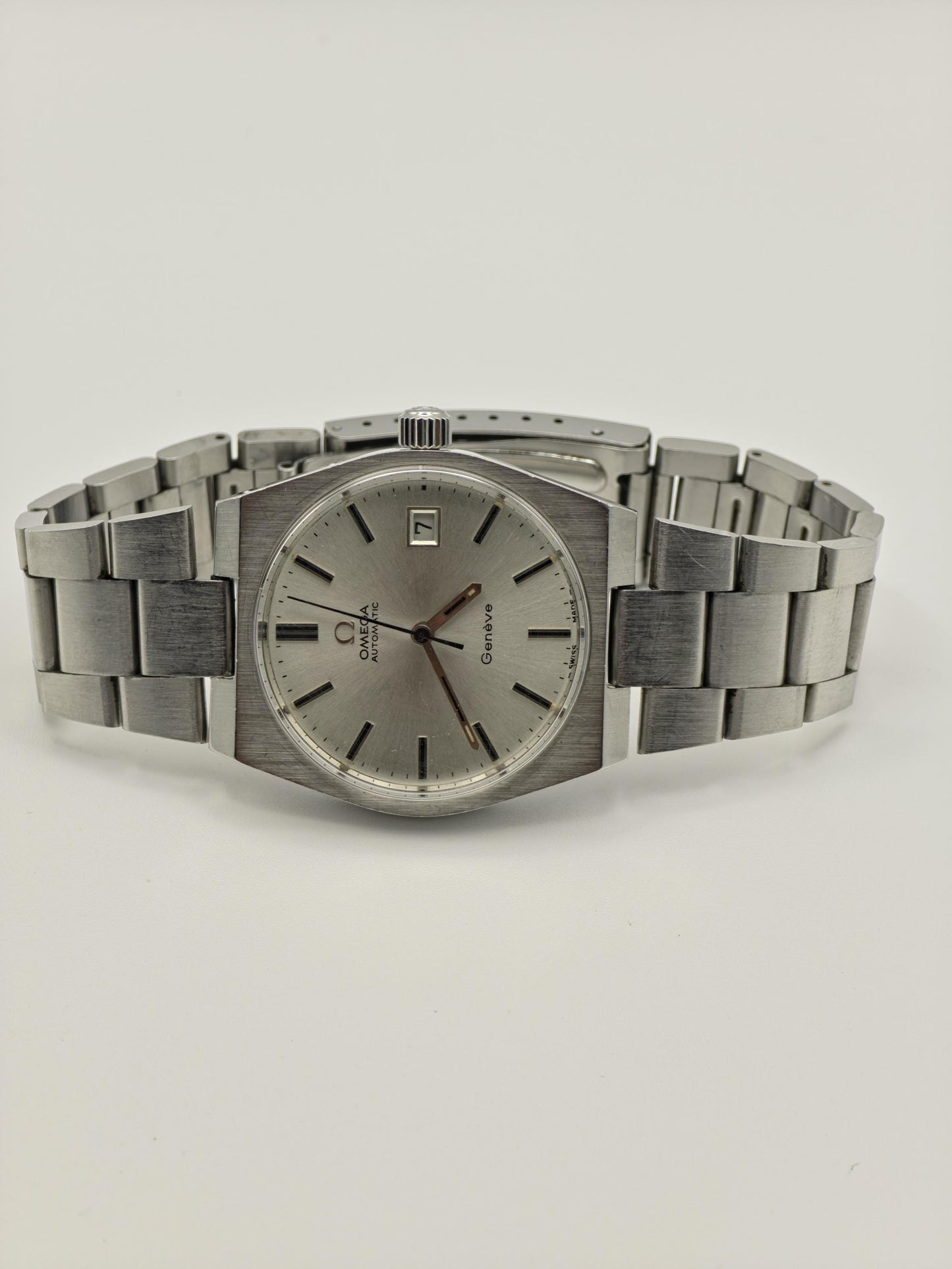 Omega Geneve Automatic Stainless Steel Vintage Watch Men | - 78