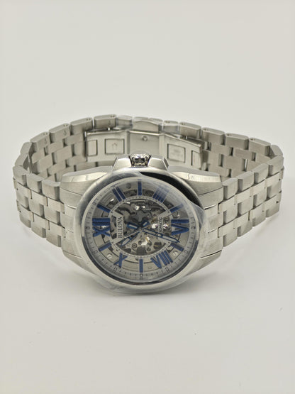 Bulova Automatic Skeleton Dial Stainless Steel Men’s Watch Like New | - 81