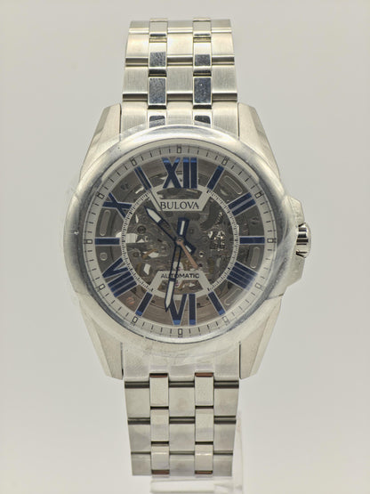 Bulova Automatic Skeleton Dial Stainless Steel Men’s Watch Like New | - 81