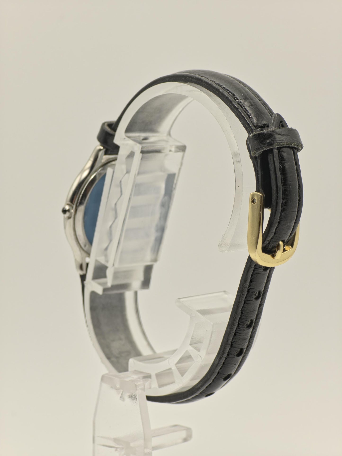 Credor Seiko Quartz Gold Dial Leather Strap Women’s Watch Vintage | - 82