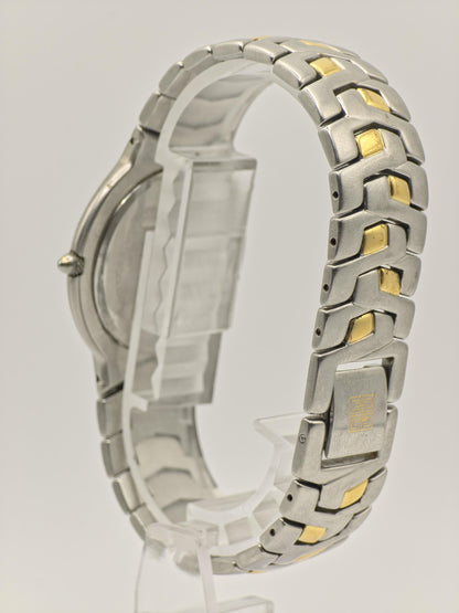 Givenchy Paris Verrazano Swiss Quartz Date Two Tone Stainless Steel Unisex Vintage | - 87