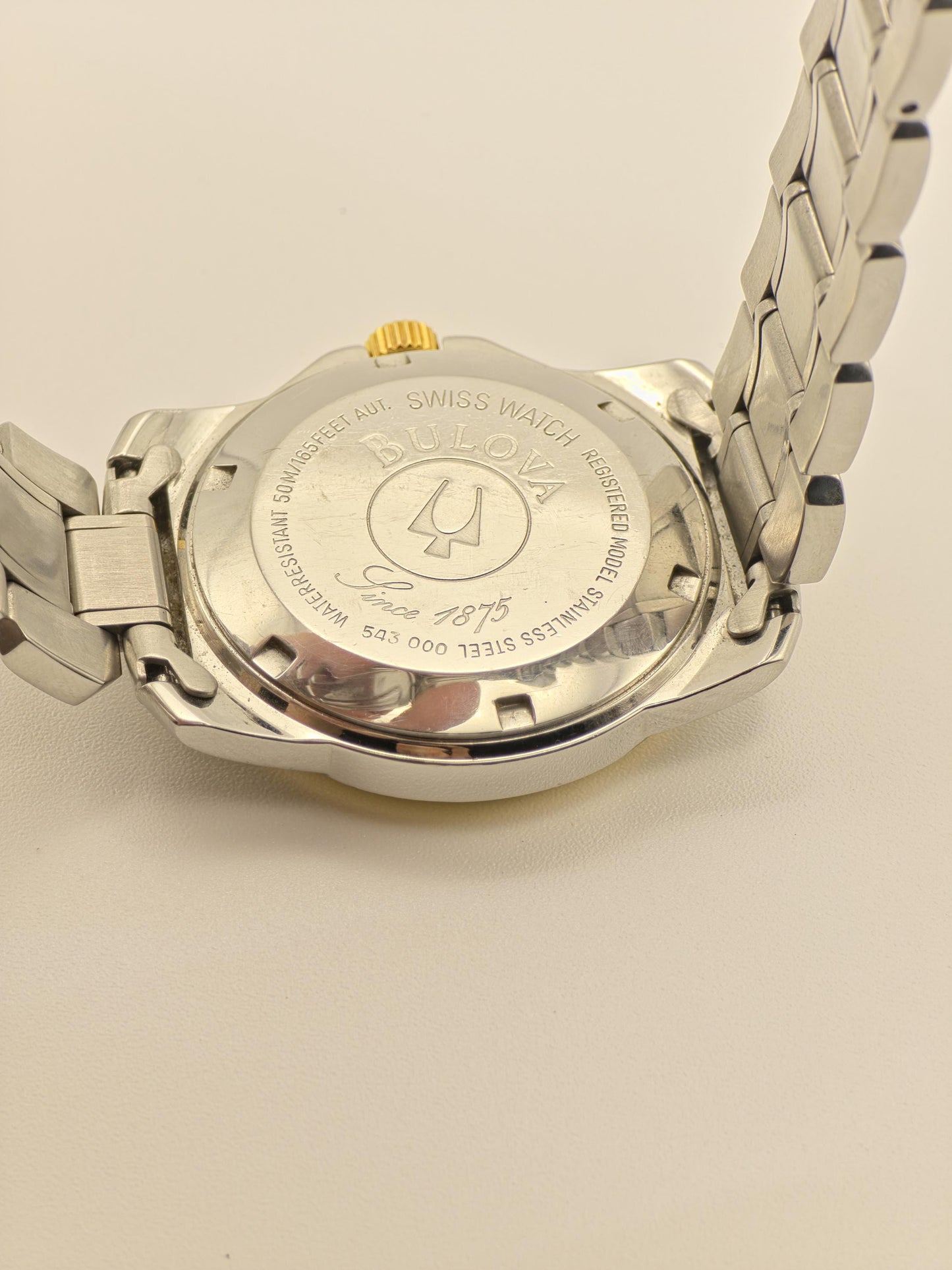 Bulova Automatic 25 Jewels Two-Tone Stainless Steel Men’s Watch Ref. 543000 Swiss Made | - 88