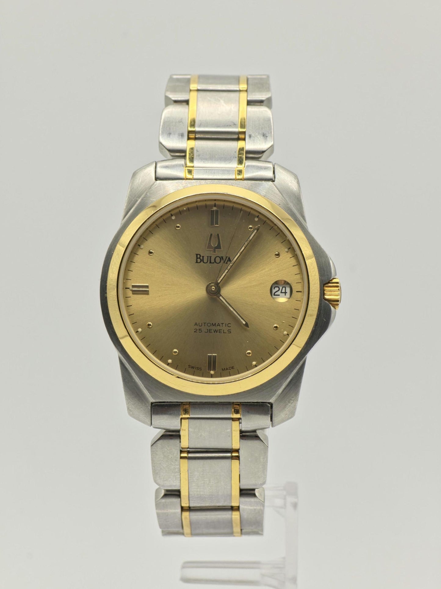 Bulova Automatic 25 Jewels Two-Tone Stainless Steel Men’s Watch Ref. 543000 Swiss Made | - 88