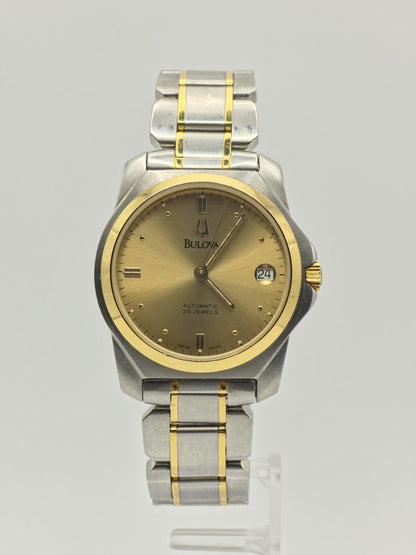 Bulova Automatic 25 Jewels Two-Tone Stainless Steel Men’s Watch Ref. 543000 Swiss Made | - 88