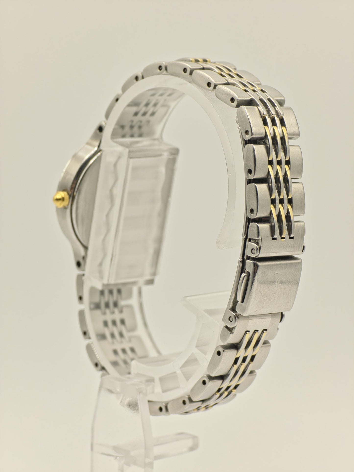 YSL Yves Saint Laurent Quartz Women’s Watch Black Dial Two-Tone Bracelet Ref. 7N0050 | - 89