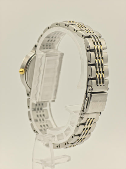 YSL Yves Saint Laurent Quartz Women’s Watch Black Dial Two-Tone Bracelet Ref. 7N0050 | - 89