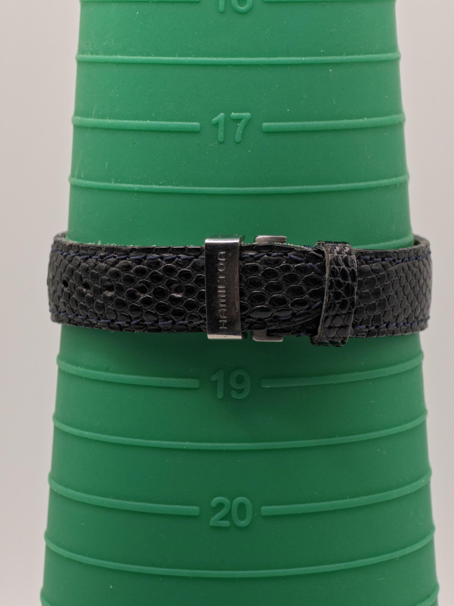 Hamilton Quartz Square Women Watch Black Dial Leather Strap Ref. 6329 | - 90