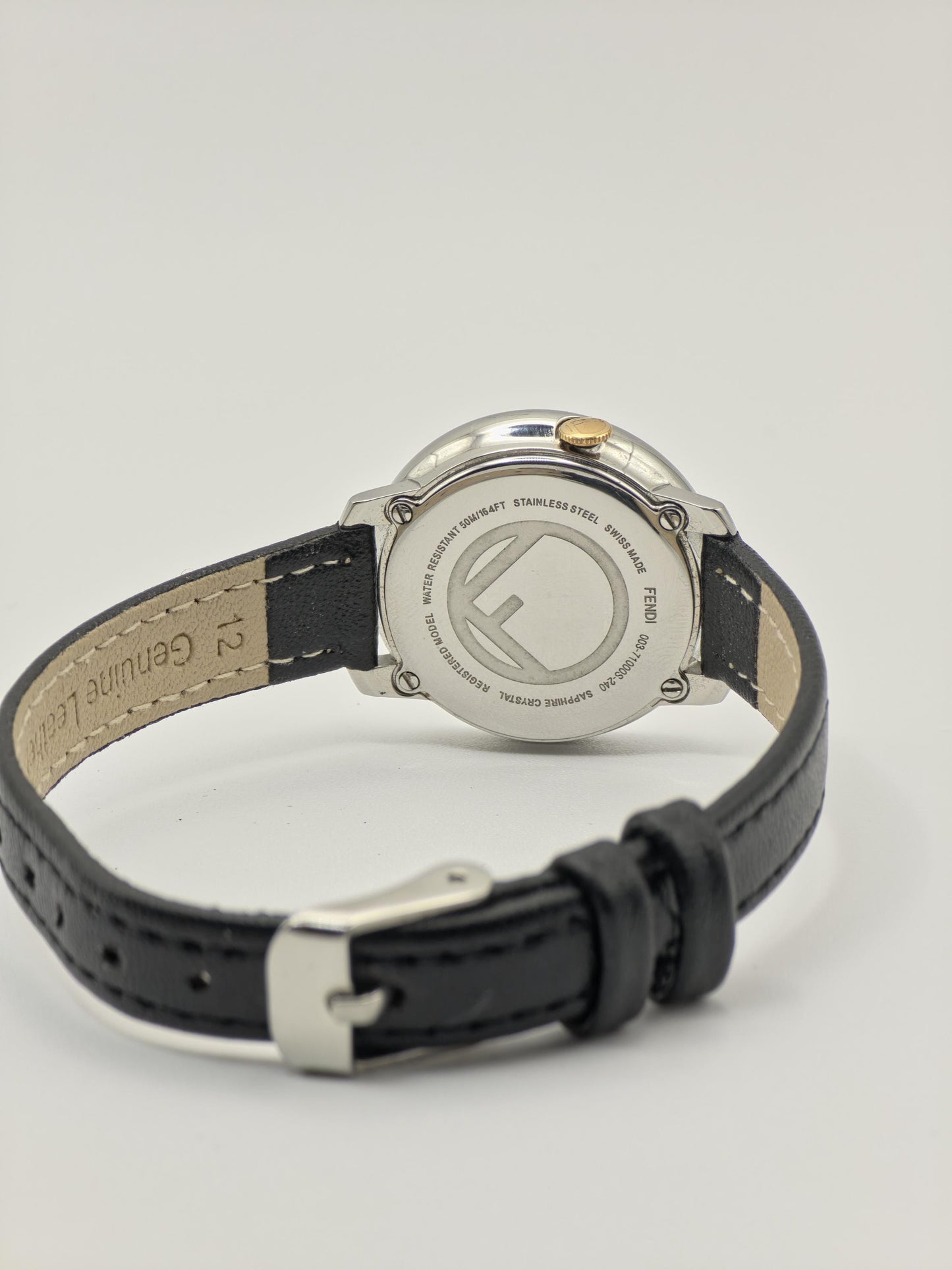Fendi Quartz Women’s Watch Black Dial Leather Strap Ref. 003-71000S-240 | - 92