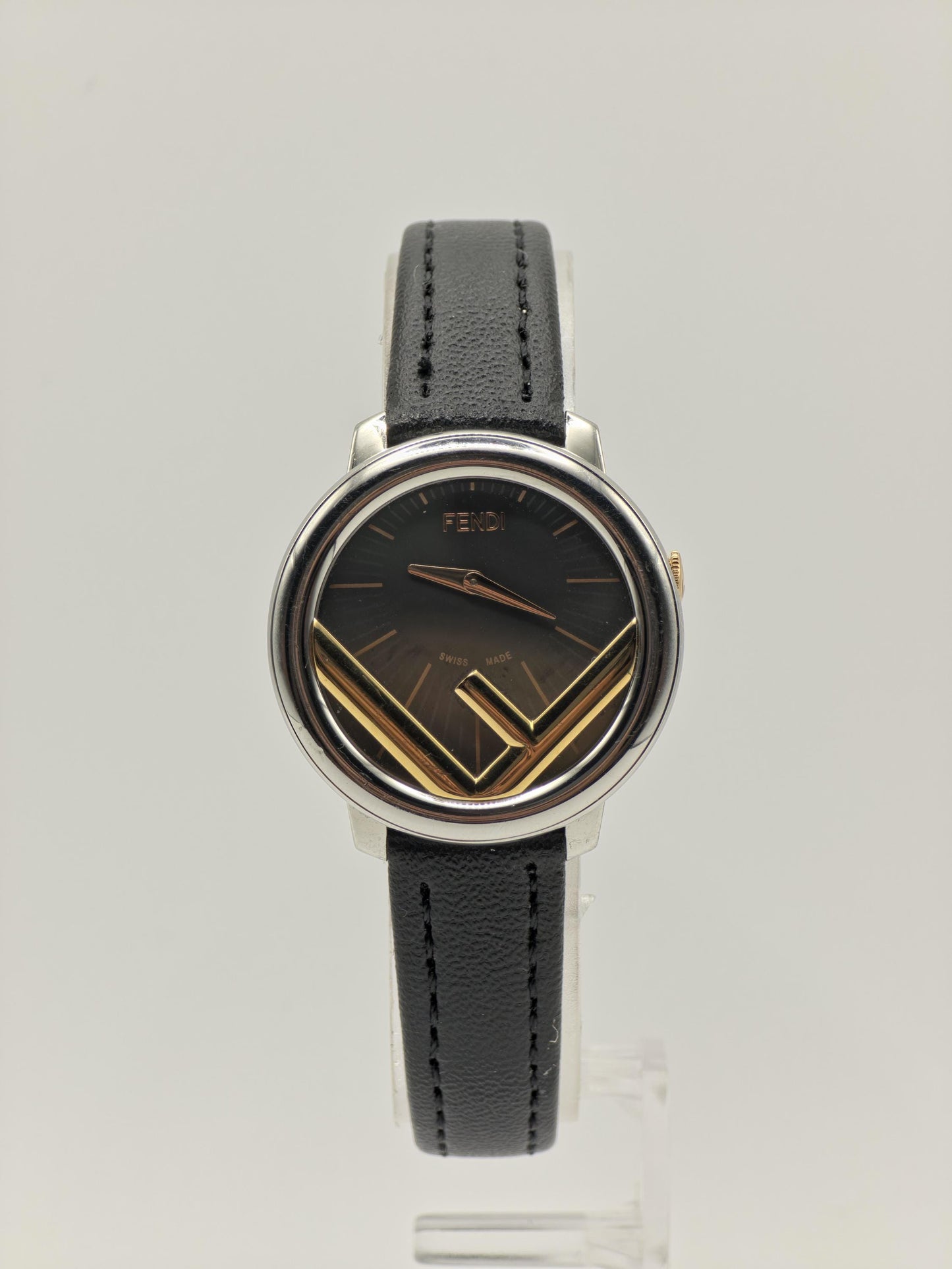 Fendi Quartz Women’s Watch Black Dial Leather Strap Ref. 003-71000S-240 | - 92