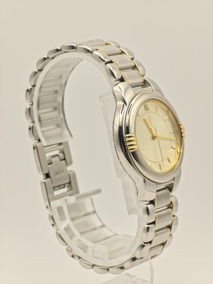 YSL Quartz Unisex Watch Silver Dial Two-Tone Bracelet Ref. 650113 | - 93