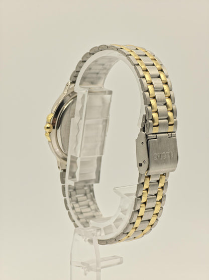 Klaeuse Men’s Quartz Watch Two-Tone Stainless Steel Bracelet Black Dial Ref. SK-233-D | - 95