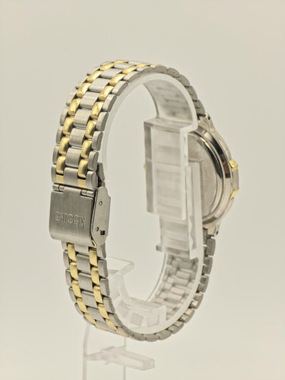 Klaeuse Men’s Quartz Watch Two-Tone Stainless Steel Bracelet Black Dial Ref. SK-233-D | - 95