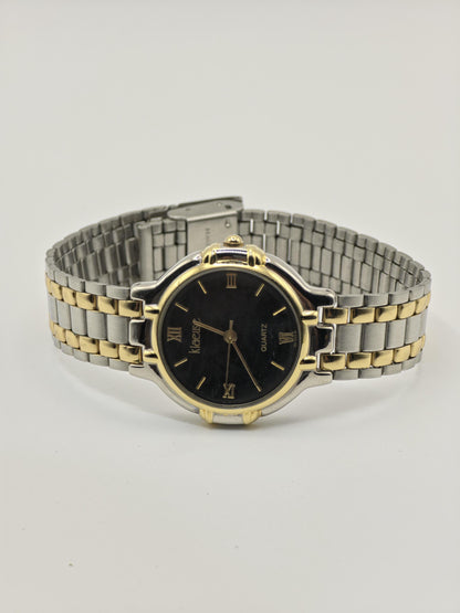 Klaeuse Men’s Quartz Watch Two-Tone Stainless Steel Bracelet Black Dial Ref. SK-233-D | - 95