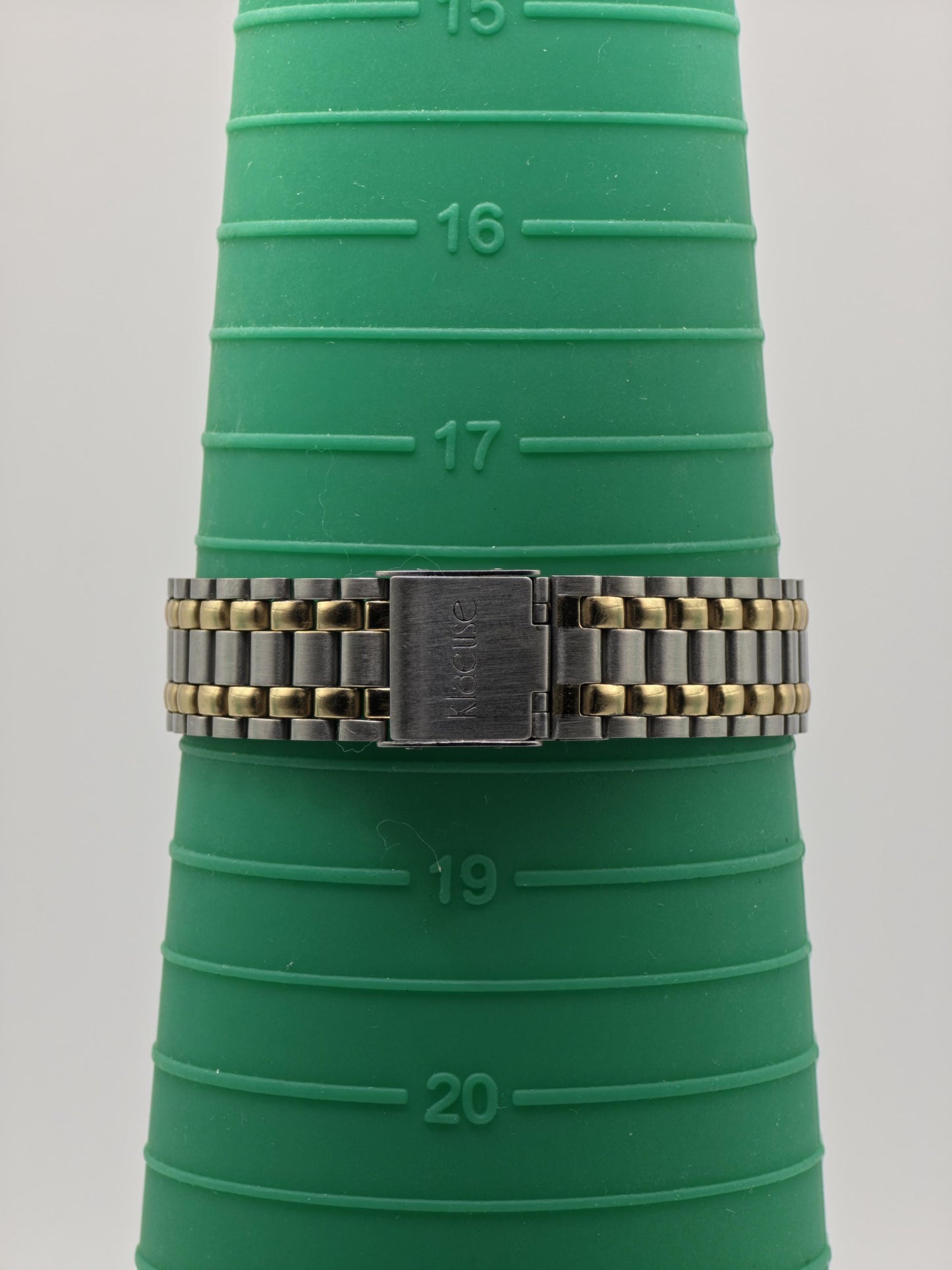Klaeuse Men’s Quartz Watch Two-Tone Stainless Steel Bracelet Black Dial Ref. SK-233-D | - 95