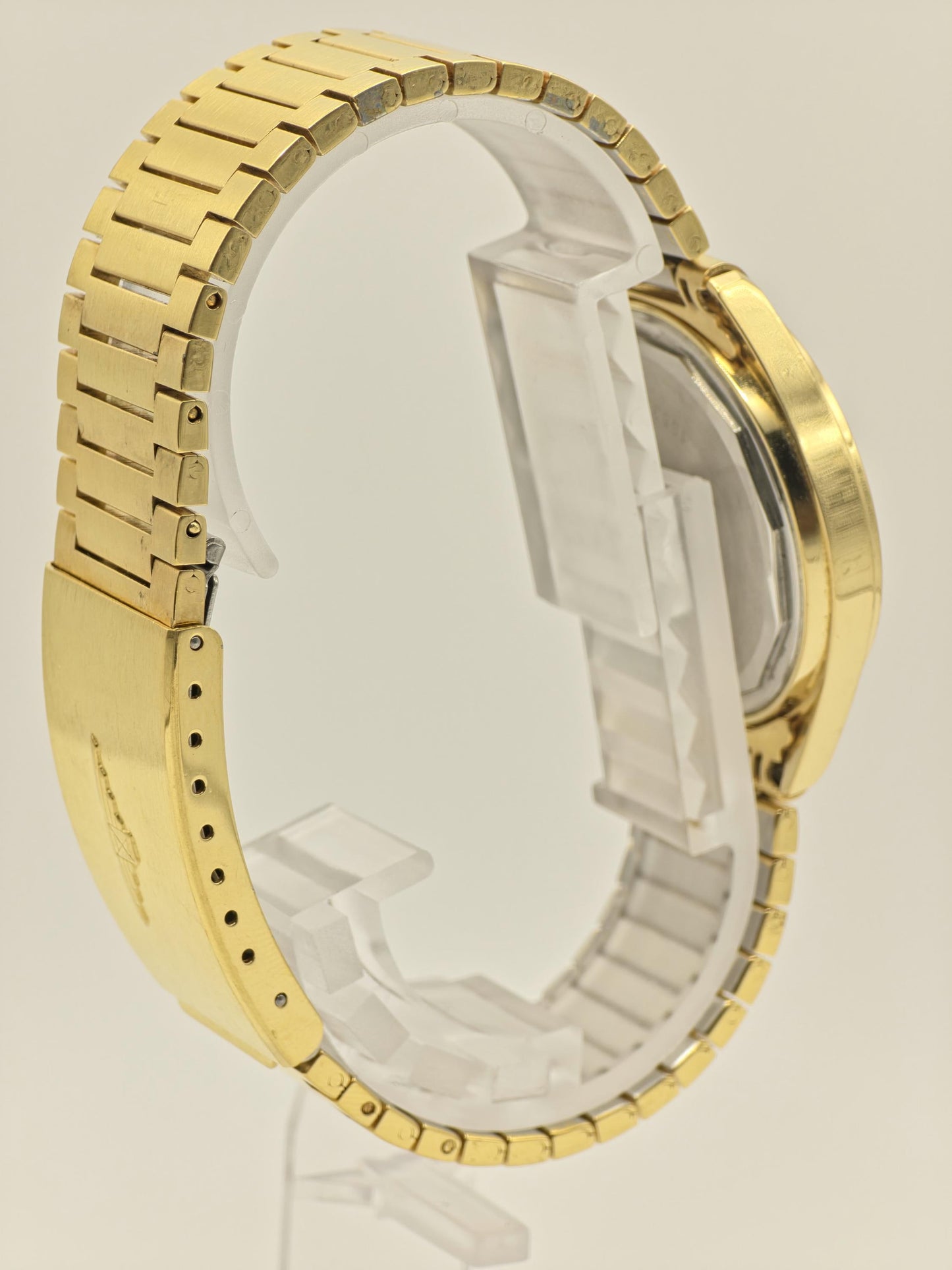 Vintage Longines Automatic Gold Tone Watch Date Display Swiss Made Classic Bracelet - 13