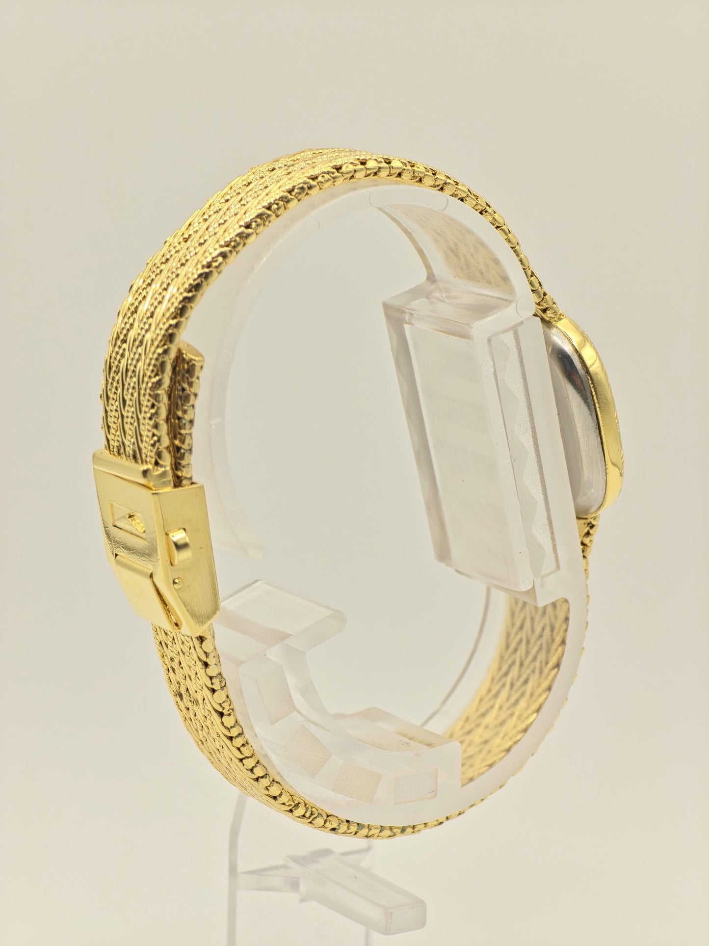 Vintage Longines Quartz Ladies Watch Gold Tone Swiss Made Elegant Bracelet Style - 15
