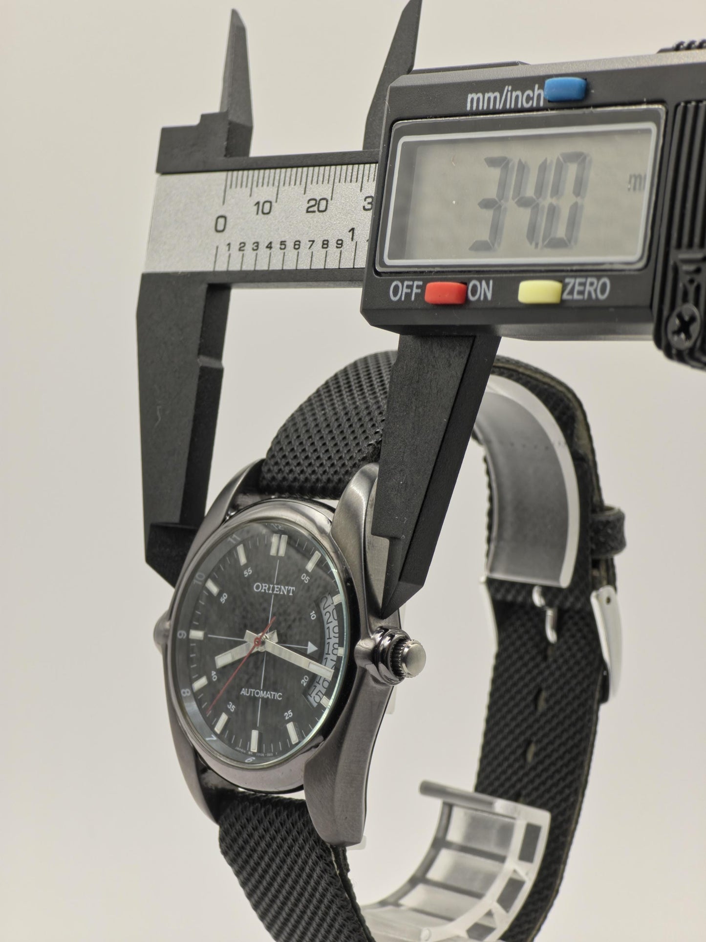 Orient Automatic Vintage Watch | Date Pointer Dial | Stainless Steel | Black Dial | - 22