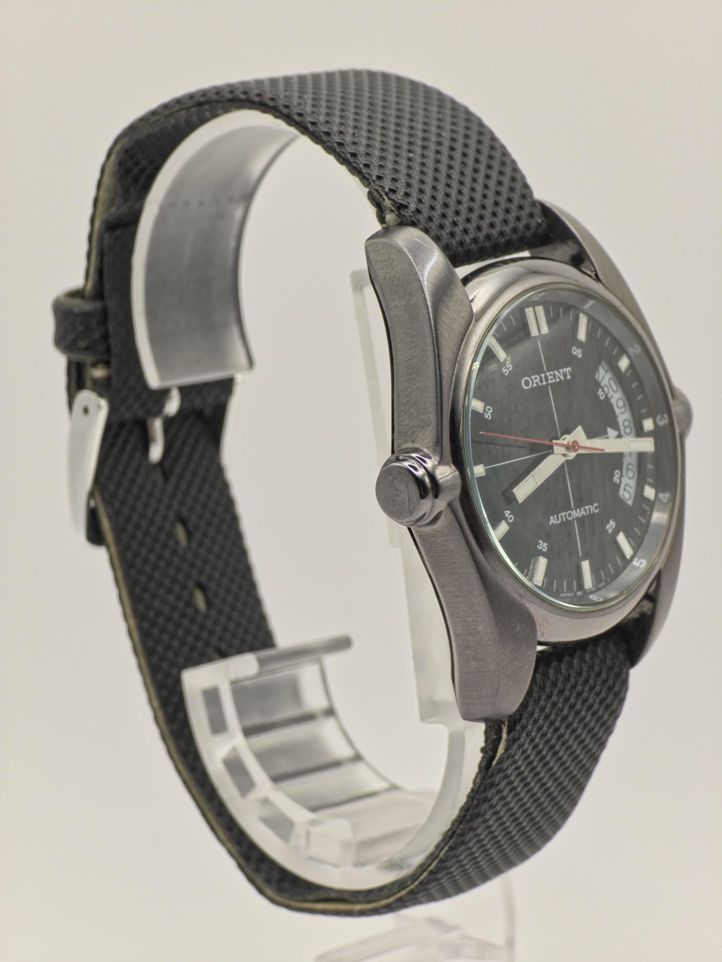 Orient Automatic Vintage Watch | Date Pointer Dial | Stainless Steel | Black Dial | - 22