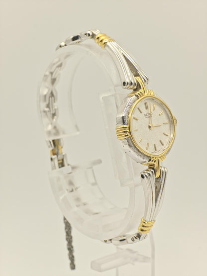 Seiko Women’s Quartz Watch Two-Tone Elegant Bracelet Silver Dial Ref. 2320-6490 | - 102