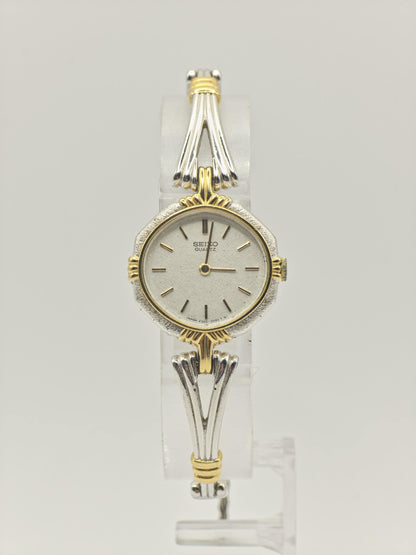 Seiko Women’s Quartz Watch Two-Tone Elegant Bracelet Silver Dial Ref. 2320-6490 | - 102