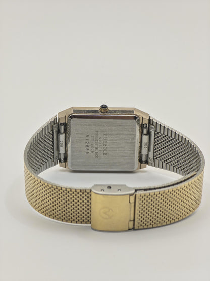 Vintage Aureole SW-E206 Quartz Men’s Watch Gold Tone Square Case Swiss Made Classic Dress Watch | - 27