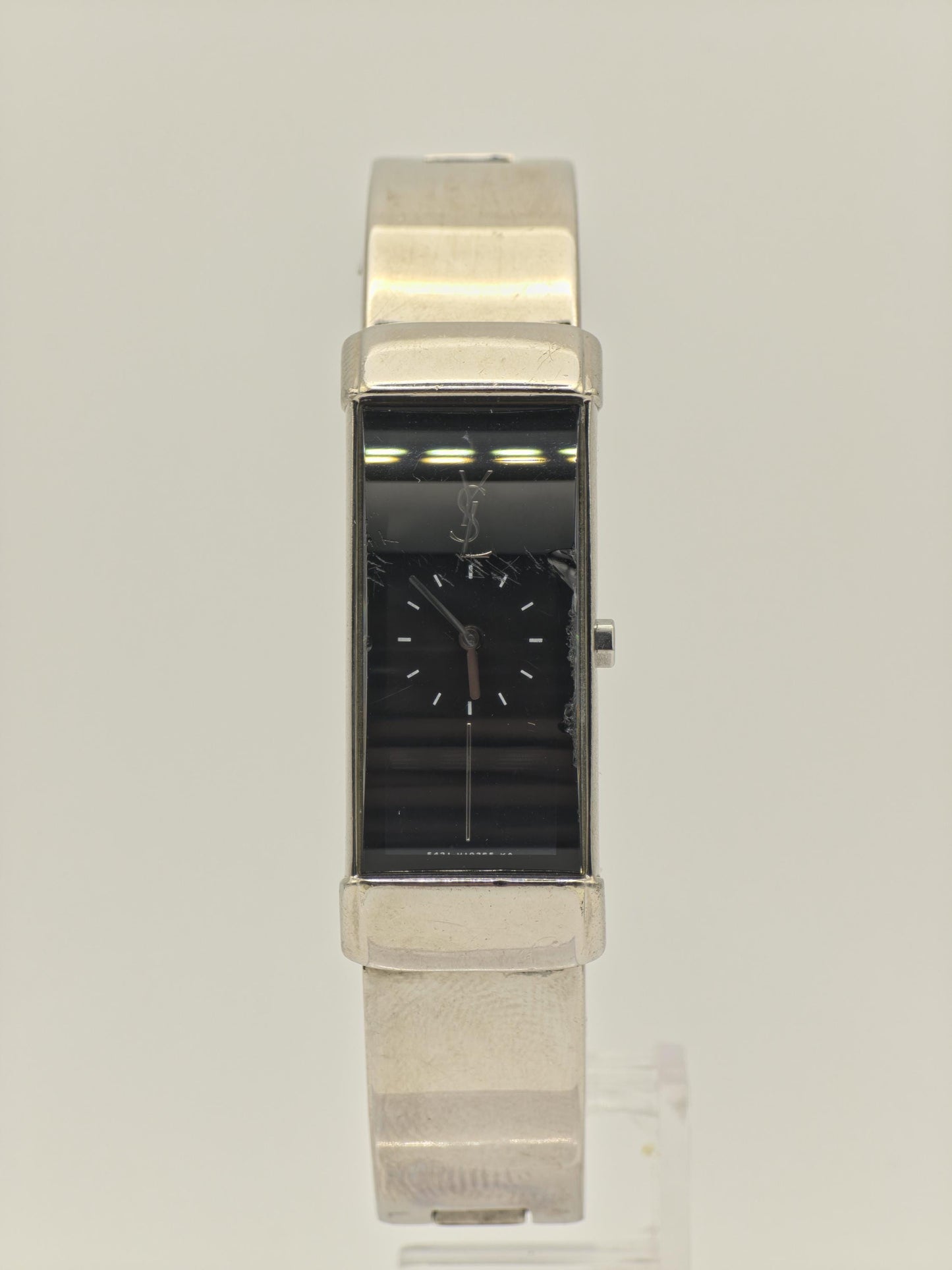 Vintage Yves Saint Laurent YSL 770136 Women’s Watch Rectangular Case Silver Tone Quartz Dress Watch | - 29