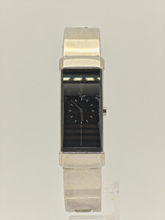 Vintage Yves Saint Laurent YSL 770136 Women’s Watch Rectangular Case Silver Tone Quartz Dress Watch | - 29