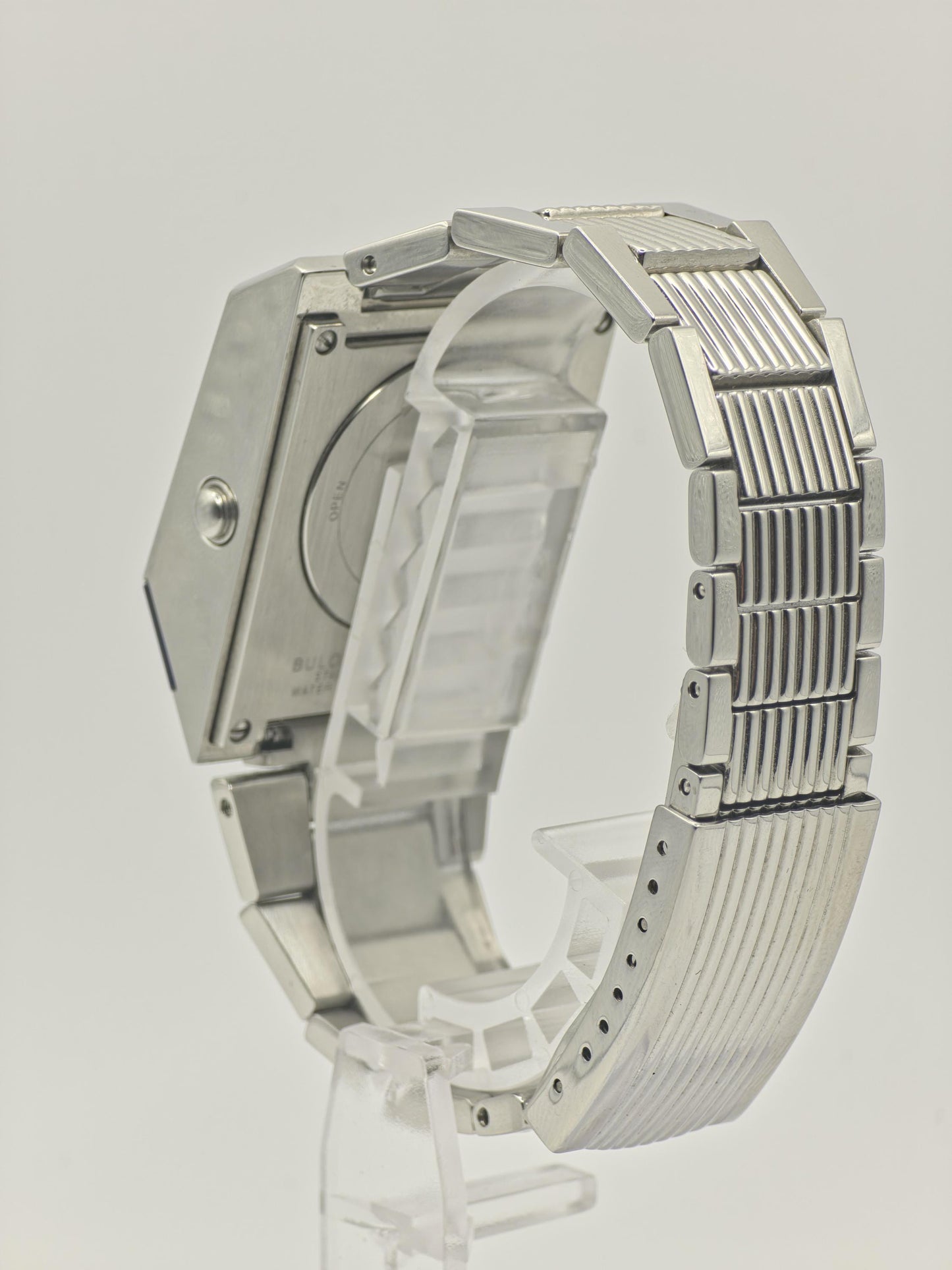 Bulova Computron Men’s Digital Watch Stainless Steel LED Display - 108