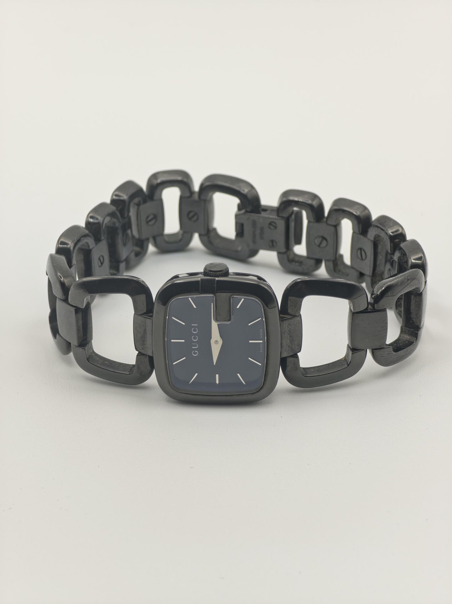 Gucci Women’s Black Dial Stainless Steel Watch Model 125.5 - 109