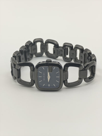 Gucci Women’s Black Dial Stainless Steel Watch Model 125.5 - 109