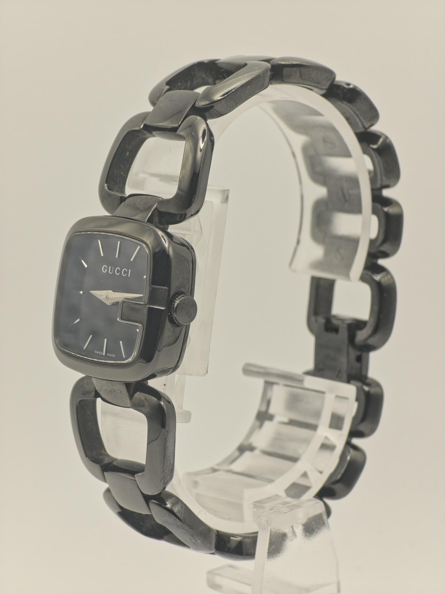 Gucci Women’s Black Dial Stainless Steel Watch Model 125.5 - 109