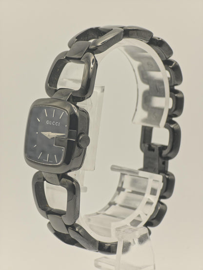 Gucci Women’s Black Dial Stainless Steel Watch Model 125.5 - 109