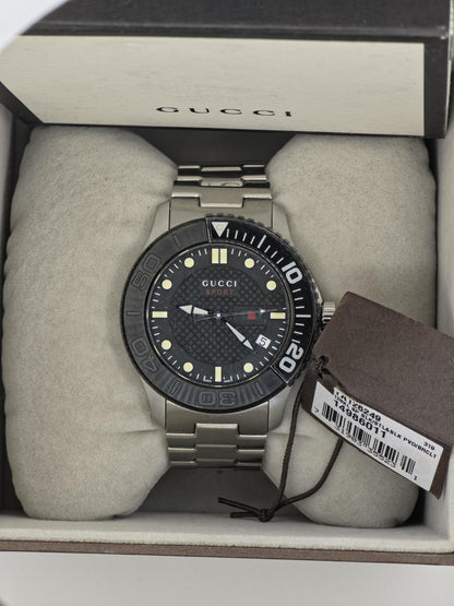 Gucci Men’s Sport Diver Style Stainless Steel Watch Model 126.2 | - 110