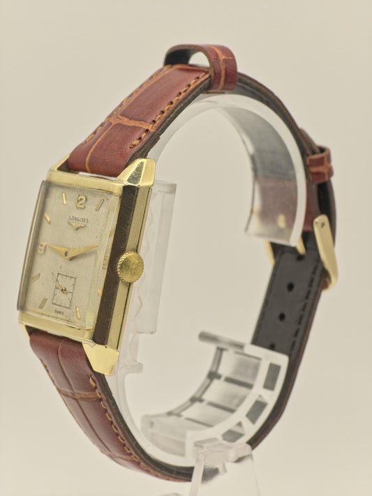 Longines Vintage Unisex Watch 10K Gold Filled Rectangular Case Swiss Made | - 34